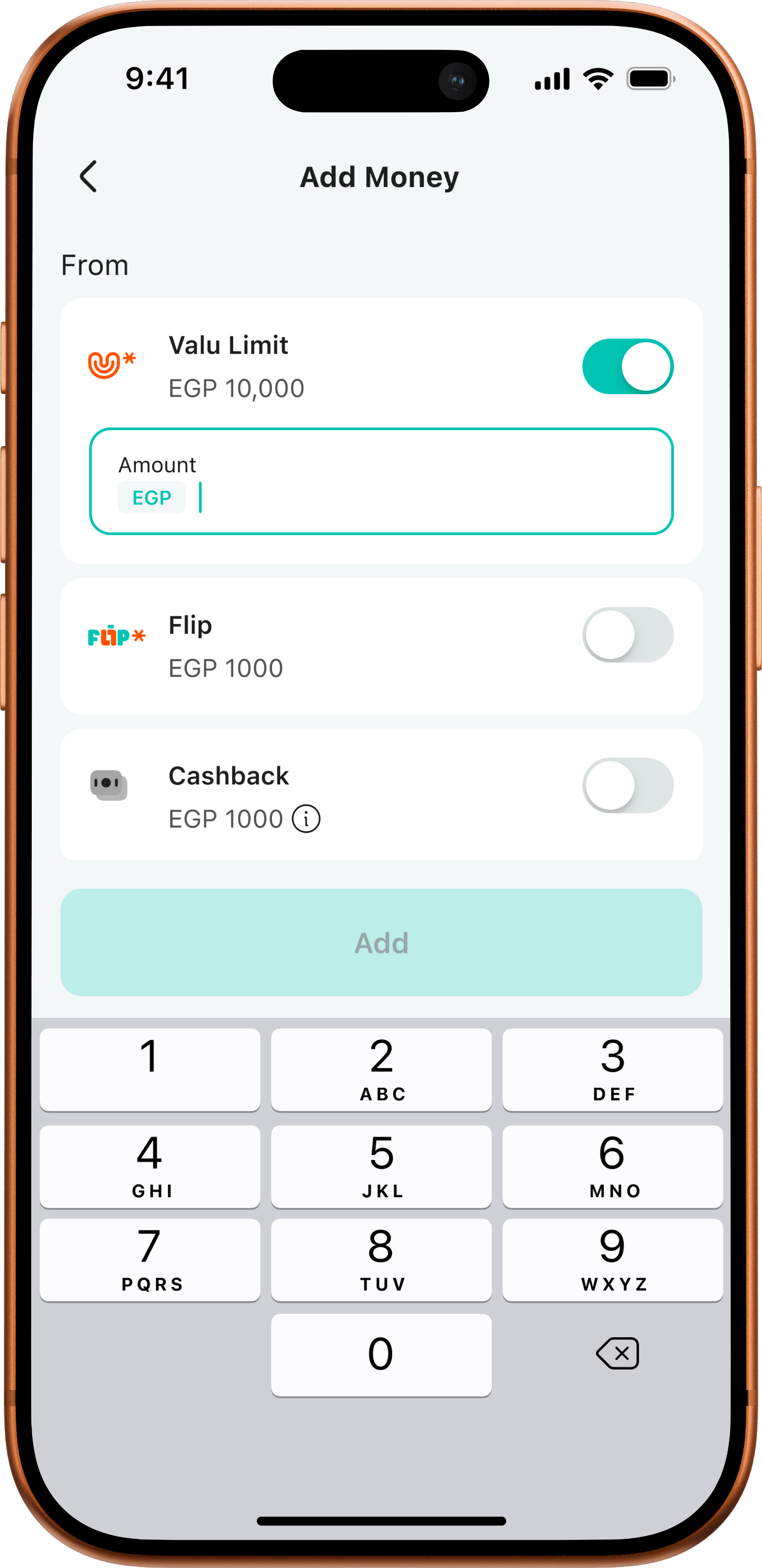 Top up easily