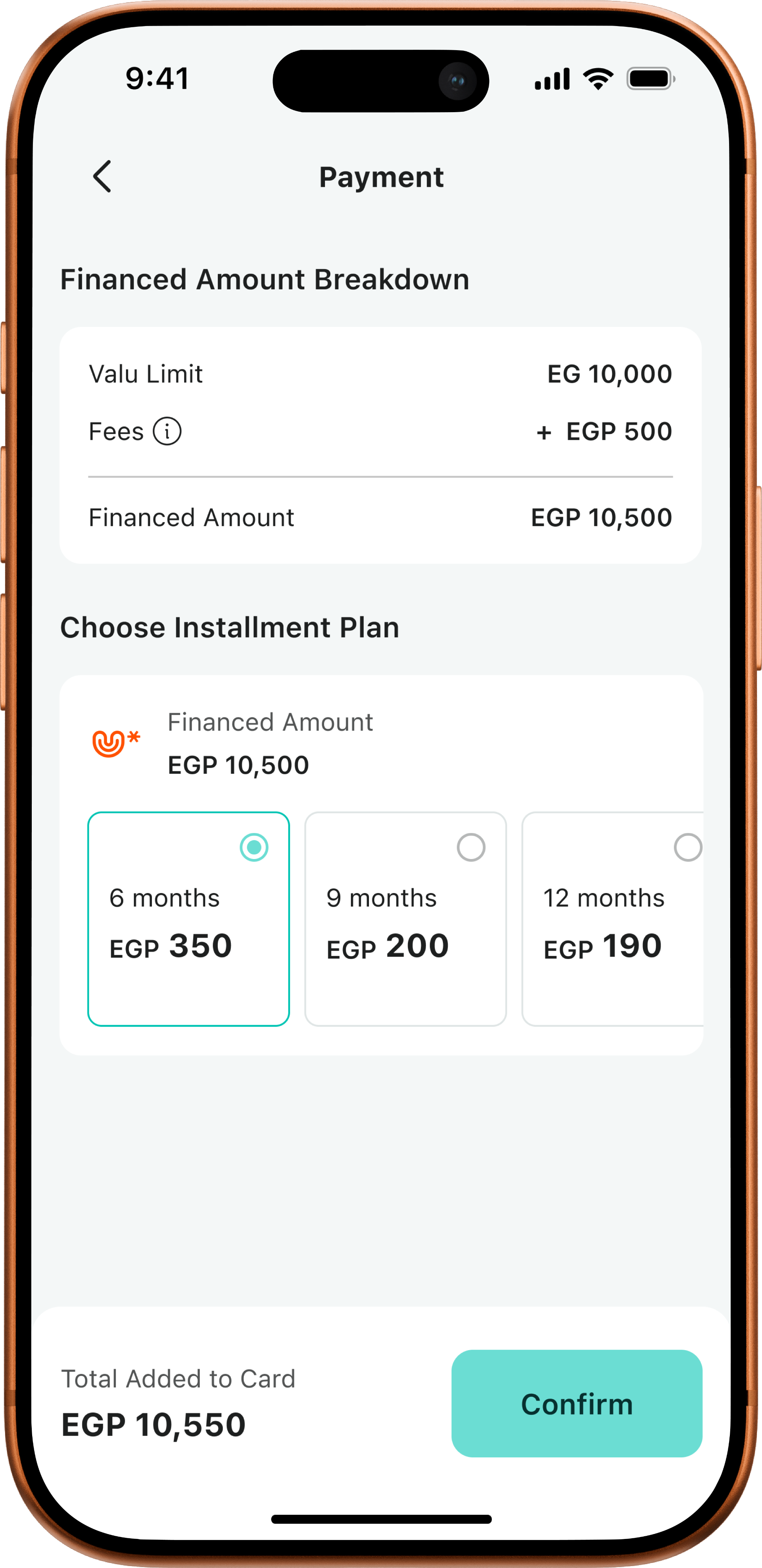 Flexible payments